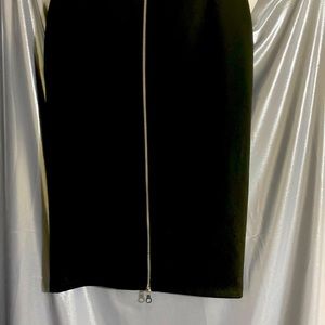Solid black A line skirt. NWT Size Medium